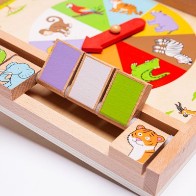 Bigjigs Toys Roulette mit Tieren