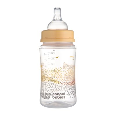 CANPOL BABIES Anti-Kolik-Flasche EasyStart Mountains 240 ml beige