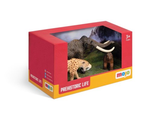 Mojo Kit Inicial Mamíferos Pré-históricos 3 peças