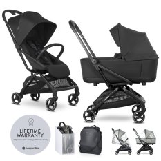EASYWALKER Rockey S Pure Black Kombinált babakocsi