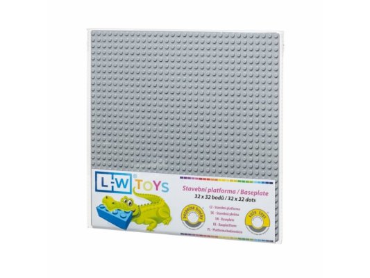 L-W Toys Płyta bazowa 32x32 jasno szara