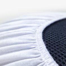 Prestieradlo do kočíka BAMBUS - biela