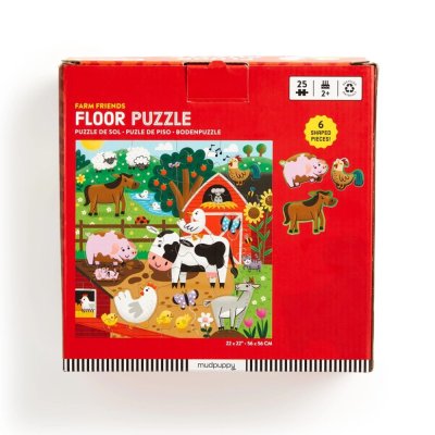 Mudpuppy Podlahové puzzle Kamarádi z farmy 25 dílků