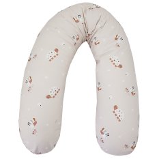 Cuscino per allattamento EKO Bees Beige 180 cm