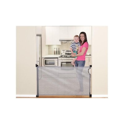 DREAMBABY Behúzható biztonsági sorompó 0-140 cm szürke