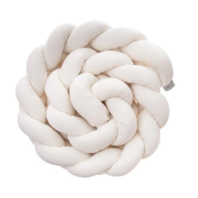BELISIMA Kinderbettschutz Cop Velvet Ecru 230x15 cm