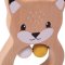 Bigjigs Baby Drewniana grzechotka lis