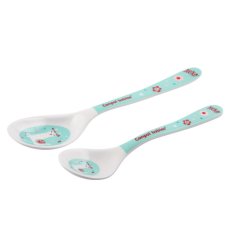 CANPOL BABIES Melamine spoons Exotic animals 2 turquoise