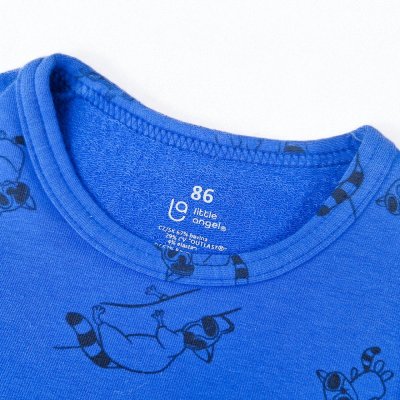 Maglietta smyk DR TISK Outlast® - blu royal procioni