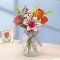 Puzzle 3D en bois RoboTime - Lys rose