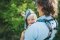 Verstelbare ergonomische draagzak Monkey Mum® Carrie - De schoonheid van geometrie