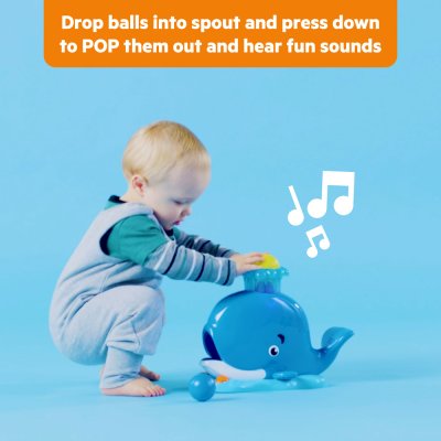 BRIGHT STARTS Musikalisches Lichtspielzeug Wal Popper 6m+