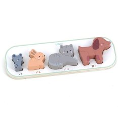 Vilac Vkládací puzzle Učím se počítat zvířátka Sarah Betz