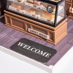 Puzzle 3D en bois RoboTime Miniature de maison de poupée Boulangerie Golden Wheat