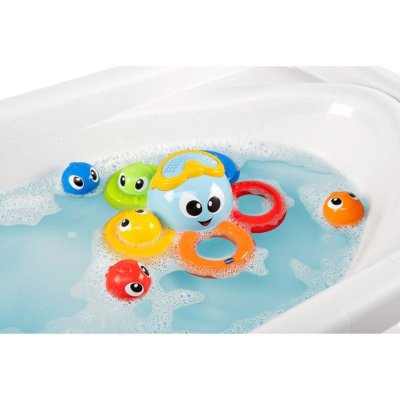 CHICCO Wasserspielzeug Oktopus Steckspiel Billy 2in1 6m+