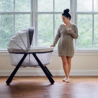INGENUITY Gungande hopfällbar träsäng Carrington 0m+ upp till 7 kg, 2018