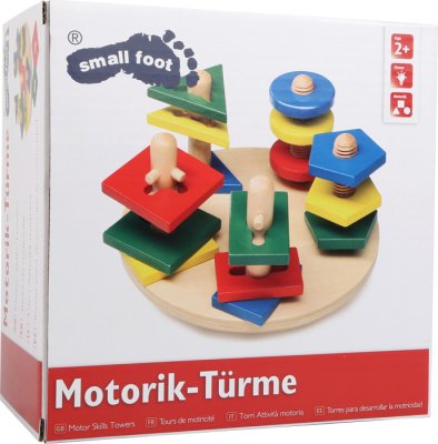 small foot Labirinto motorio forme geometriche Torre motoria 3D