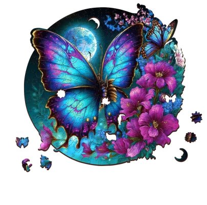EscapeWelt Drewniane puzzle Motyl 200 elementów