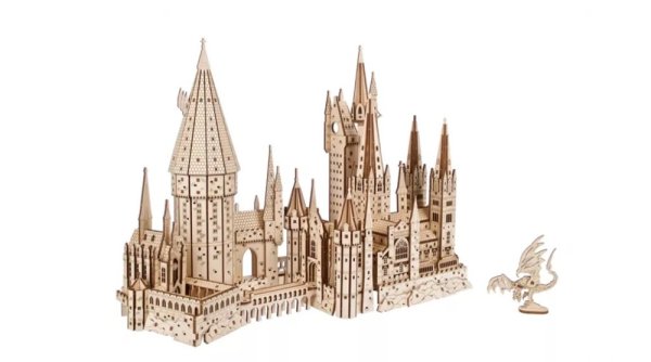 Ugears Drewniane Puzzle Mechaniczne 3D Zamek Hogwart, Harry Potter