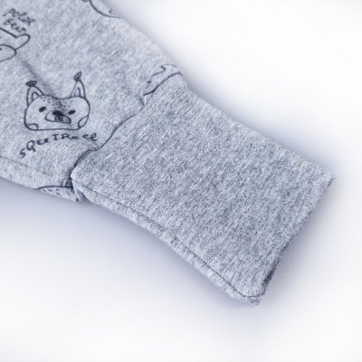 Trenirka smyk TISK Outlast® - siva melirana živalice