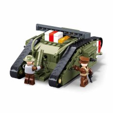 Sluban Army M38-B1296 Panzer WWII Mark Vs