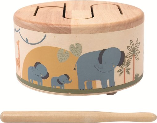 2Kids Toys Holztrommel Safari
