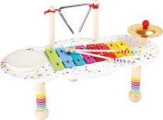 small foot Musik-Spieltisch aus Holz mit Punkten