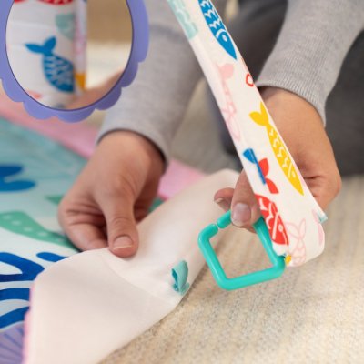 BABY EINSTEIN Spieldecke mit Aktivitäten 4-in-1 Kickin' Tunes™ Jellyfish Jamboree™ 0m+