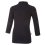 Maglietta sottile DR con colletto Outlast® - Nero