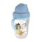 CANPOL BABIES Kubek niekapiący ze słomką i wagą 270 ml Bonjour Paris niebieski, 6m+