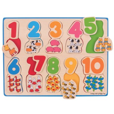 Bigjigs Toys Štetje puzzle 2