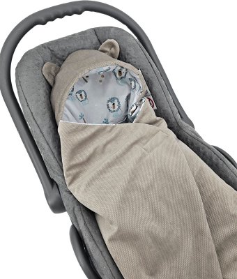 EKO Śpiworek do fotelika samochodowego Velvet Lion beige