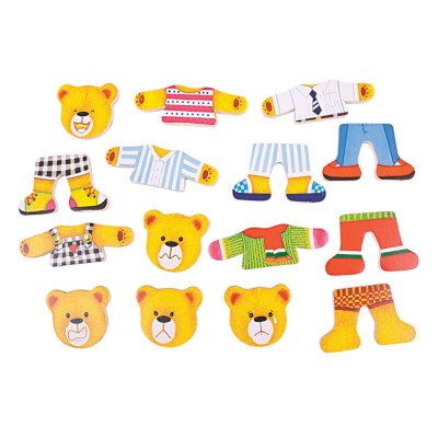 Bigjigs Toys Ubieranki Puzzle Rodzina Niedźwiedzi