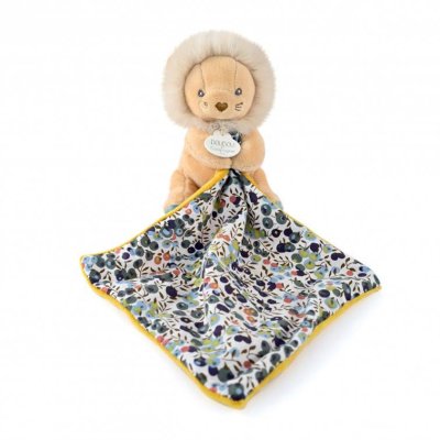 Doudou Zestaw prezentowy - lew z kocykiem 12 cm