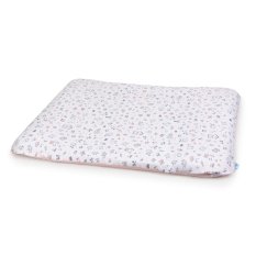 CEBA BABY Potah na přebalovací podložku měkkou 2 ks Candy Pink, Bird World + Light grey, Bird World
