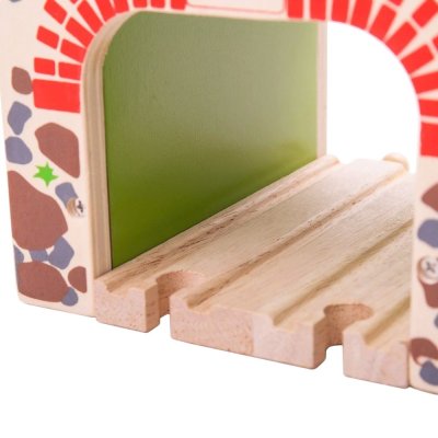 Bigjigs Rail Túnel Ferroviário Duplo