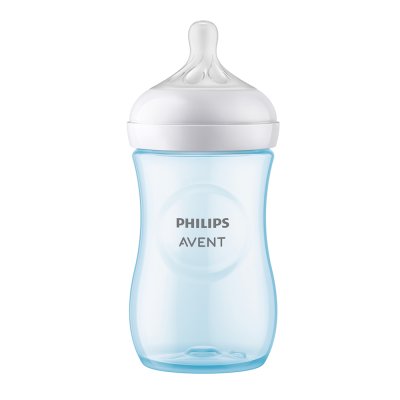 Philips AVENT Fles Natural Response 260 ml, 1m+, blauw