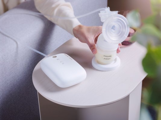 Philips AVENT Milchpumpe Elektrisch Premium Wiederaufladbar SCF396/31+Geschenk