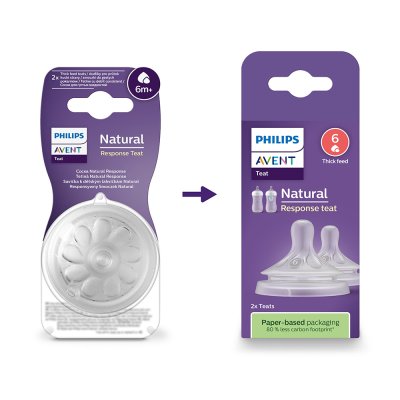 Philips AVENT Smoczek Natural Response 6 do owsianki 6m+, 2 szt