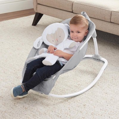 INGENUITY Swing vibrando com a melodia Cuddle Lamb 0m+ até 18 kg, 2019
