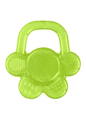 BABYONO Teether cooling flower green