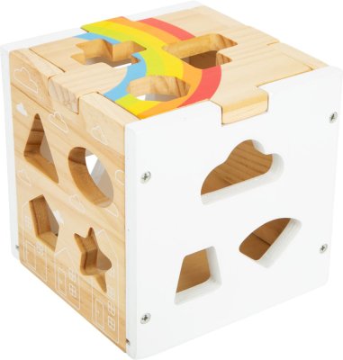 small foot Regenbogen Motorik-Würfel zum Einstecken