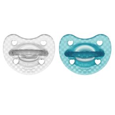 CHICCO Schnuller Physio Luxe grün/grau 16-36m, 2 Stk