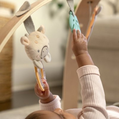INGENUITY Hrací deka obojstranná Elephant March™ 0m+