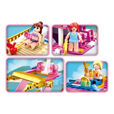 Sluban Girls Dream M38-B0722 Luksusowy jacht