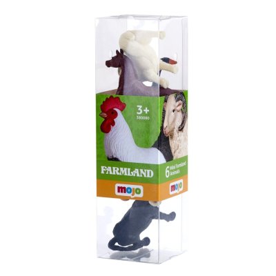 Mojo Mini mundo Animais da quinta conjunto de 6 peças - conjuntos variados