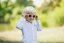Gafas de sol para niños Monkey Mum® - Mirada de panda - más colores