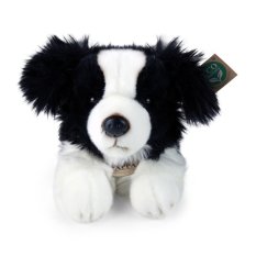 Rappa Plyschhund Border Collie Liggande 30 cm ECO-FRIENDLY