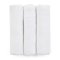 PETITE&MARS Sada plen bambusová mušelínová 3ks Moussy Total White, 68 x 68 cm