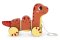 small foot Drewniana zabawka do ciągnięcia Dino
